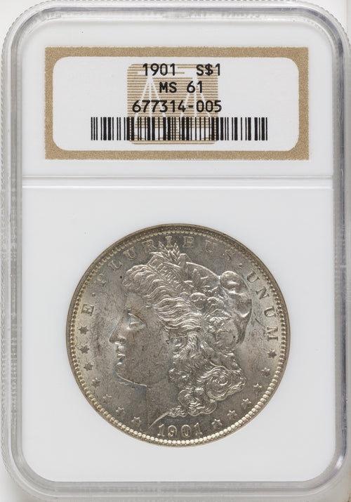 1901 Morgan Dollar NGC MS61
