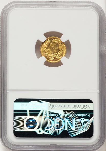 1874 G$1 Gold Dollar NGC MS60
