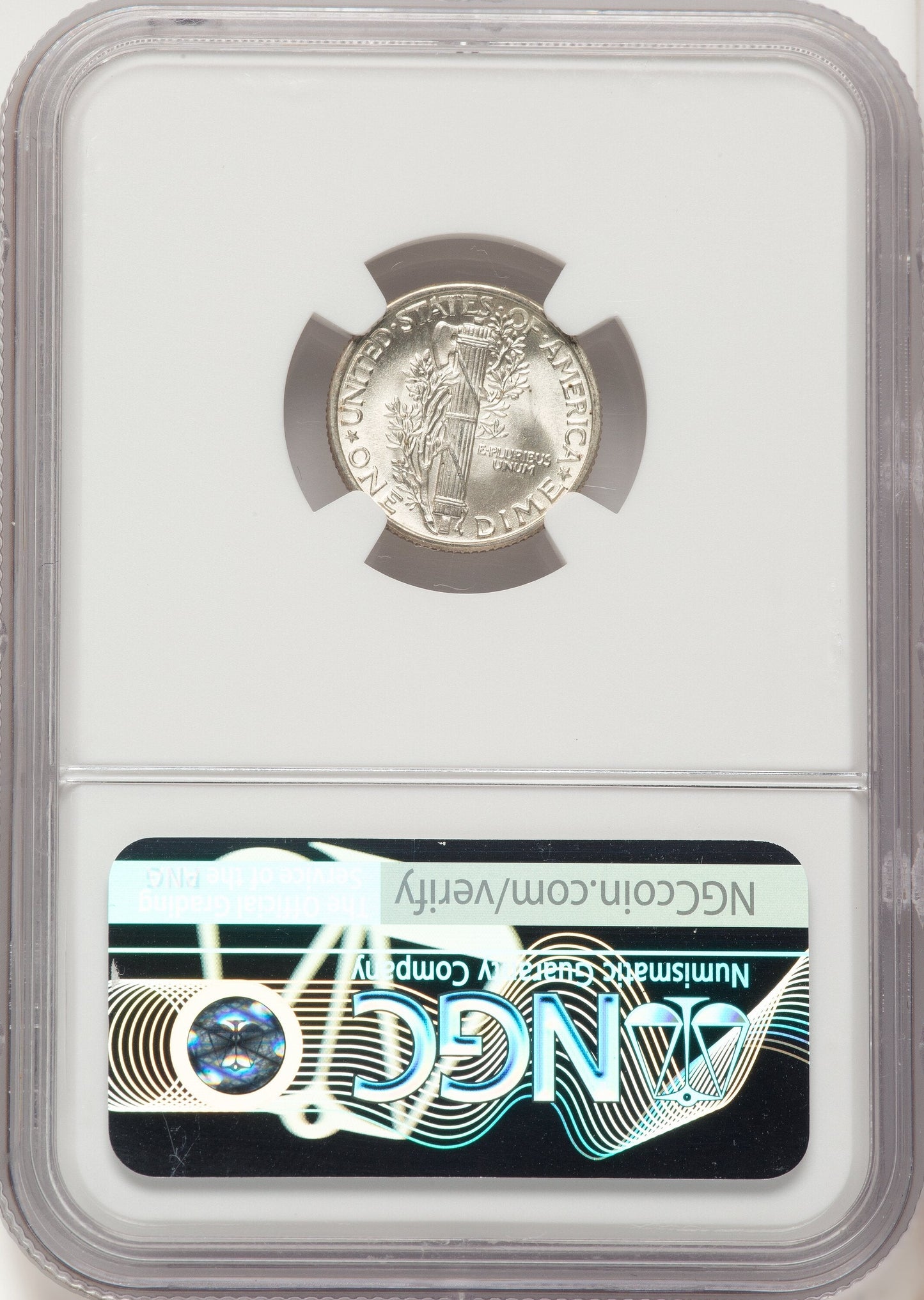 1940 10C FB Mercury Dime NGC MS68