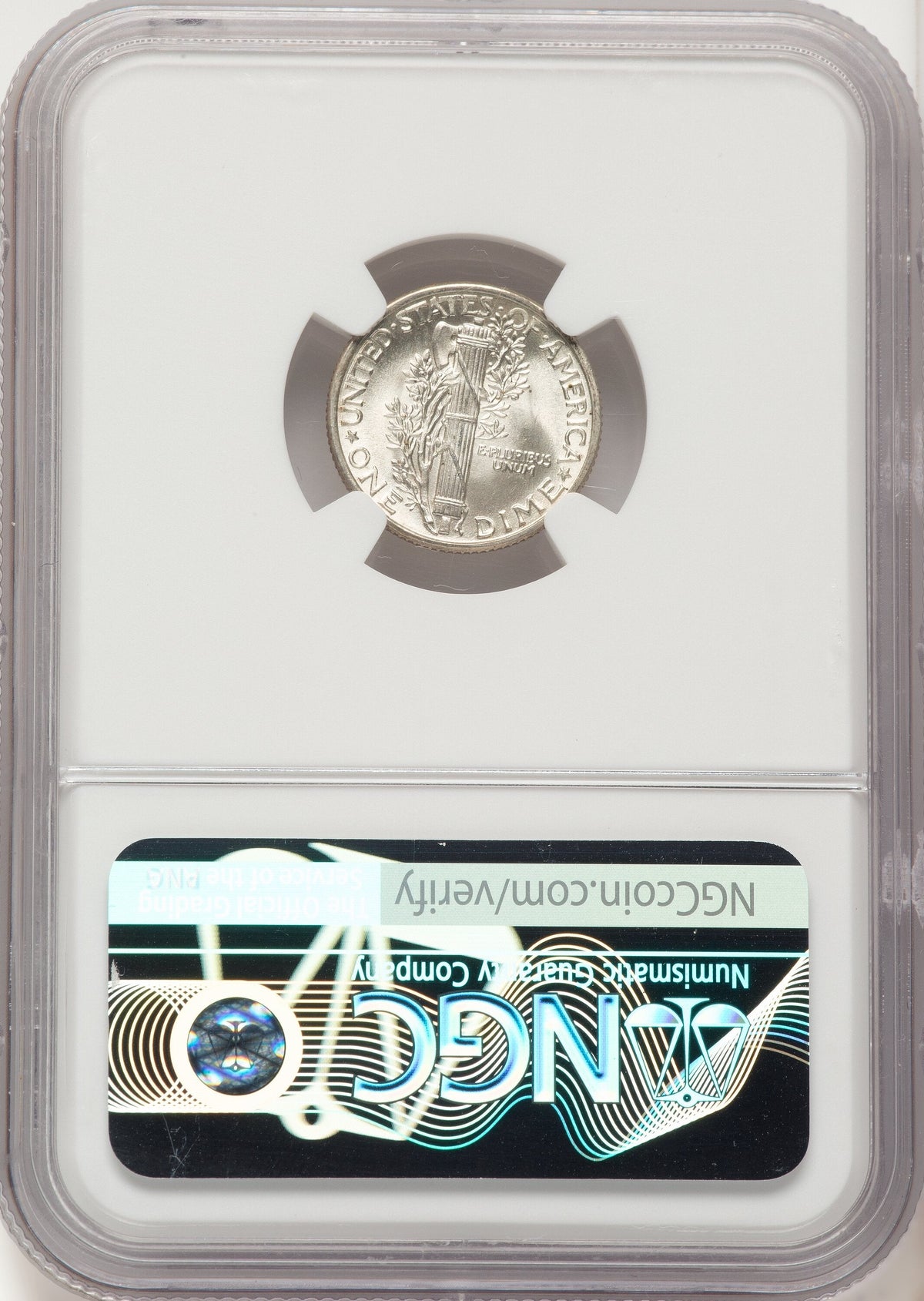 1940 10C FB Mercury Dime NGC MS68