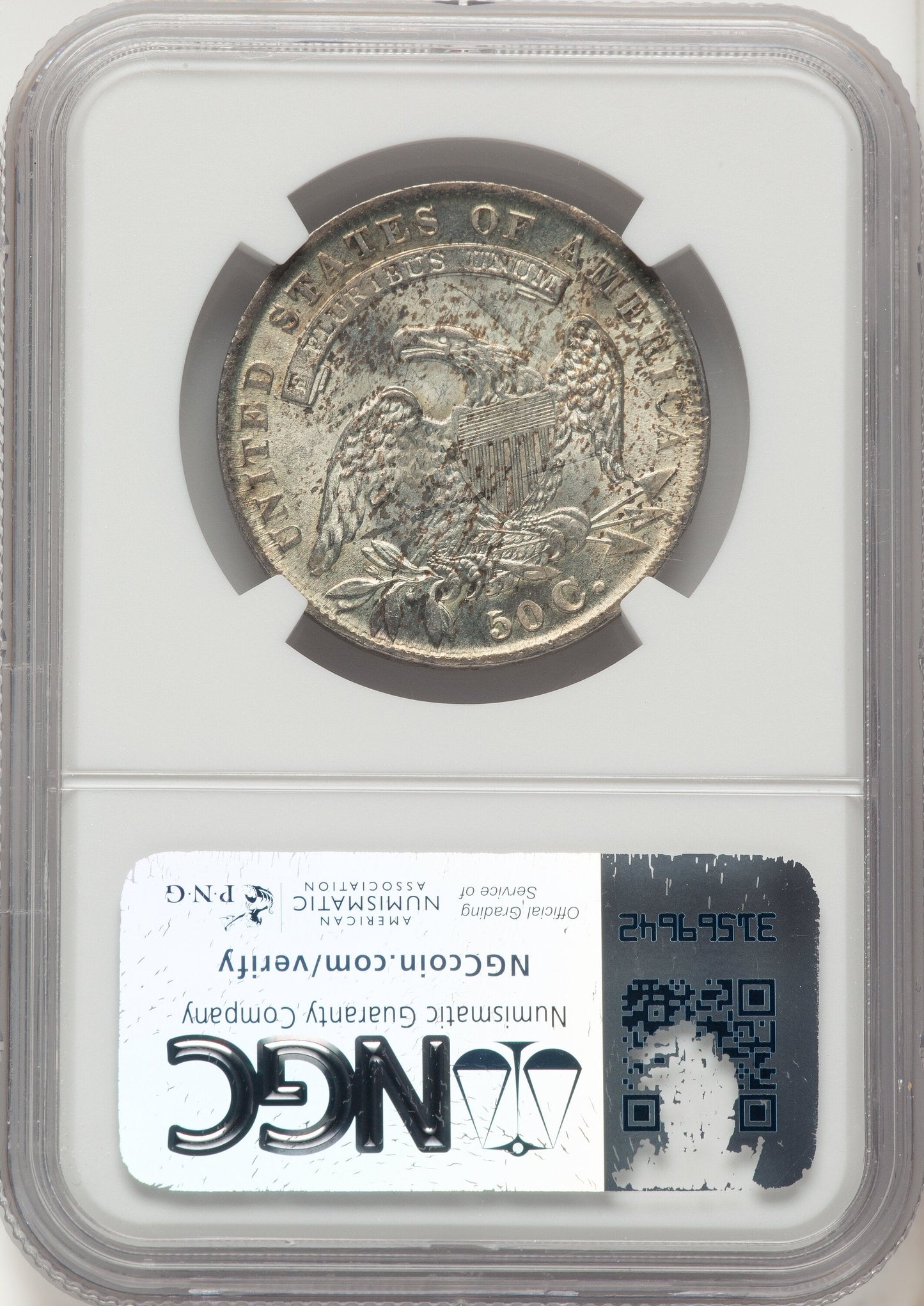 1836 50C O-106a Bust Half Dollar NGC MS65