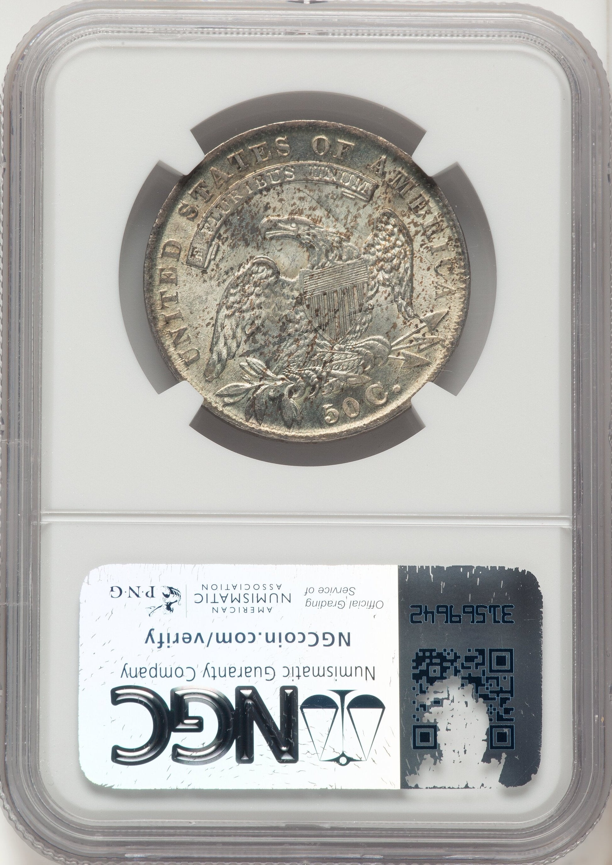 1836 50C O-106a Bust Half Dollar NGC MS65