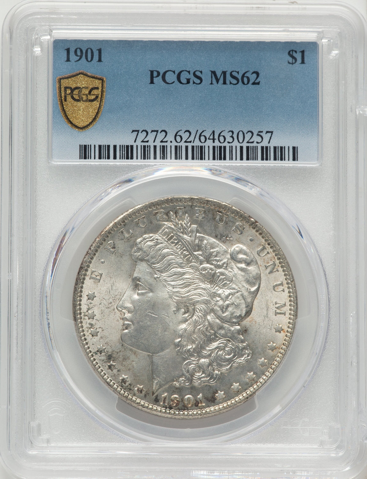 1901 Morgan Dollar PCGS MS62