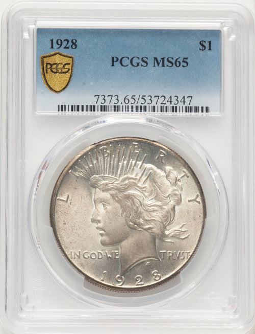 1928 Peace Dollar PCGS MS65