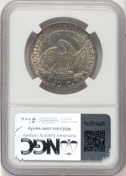 1814 50C E/A in STATAS O-108a Bust Half Dollar NGC MS61