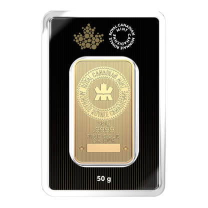 50 GRAM GOLD BAR RCM