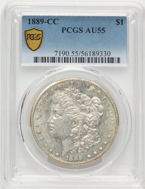 1889-CC Morgan Dollar PCGS AU55
