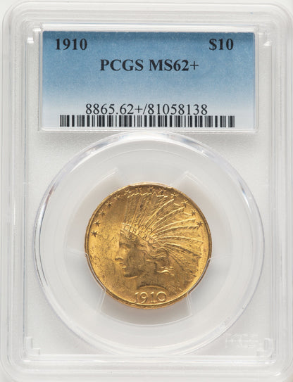 1910 $10 Indian Eagle PCGS MS62+