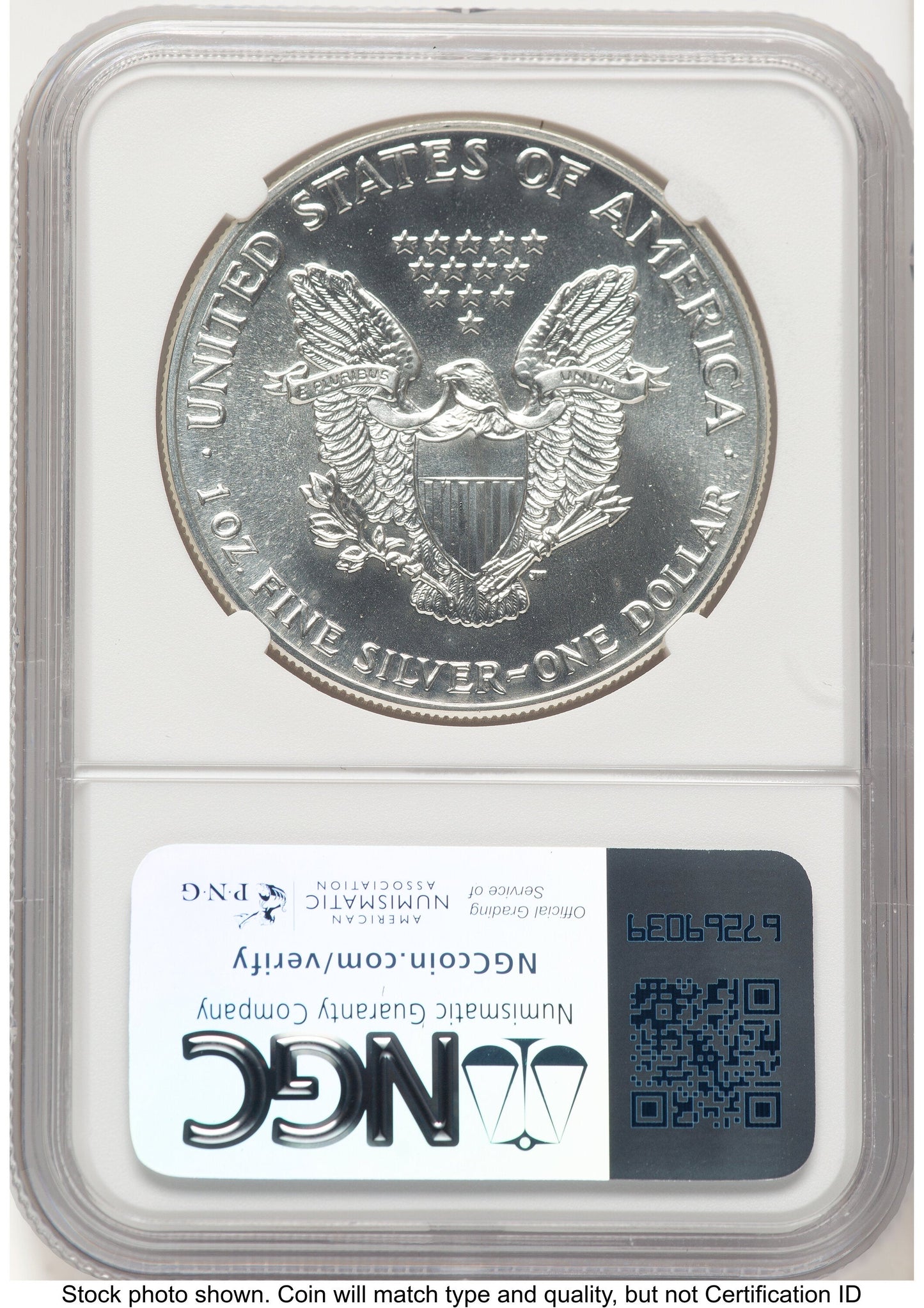 1988 Silver Eagle Early Production Mike Castle NGC PF70