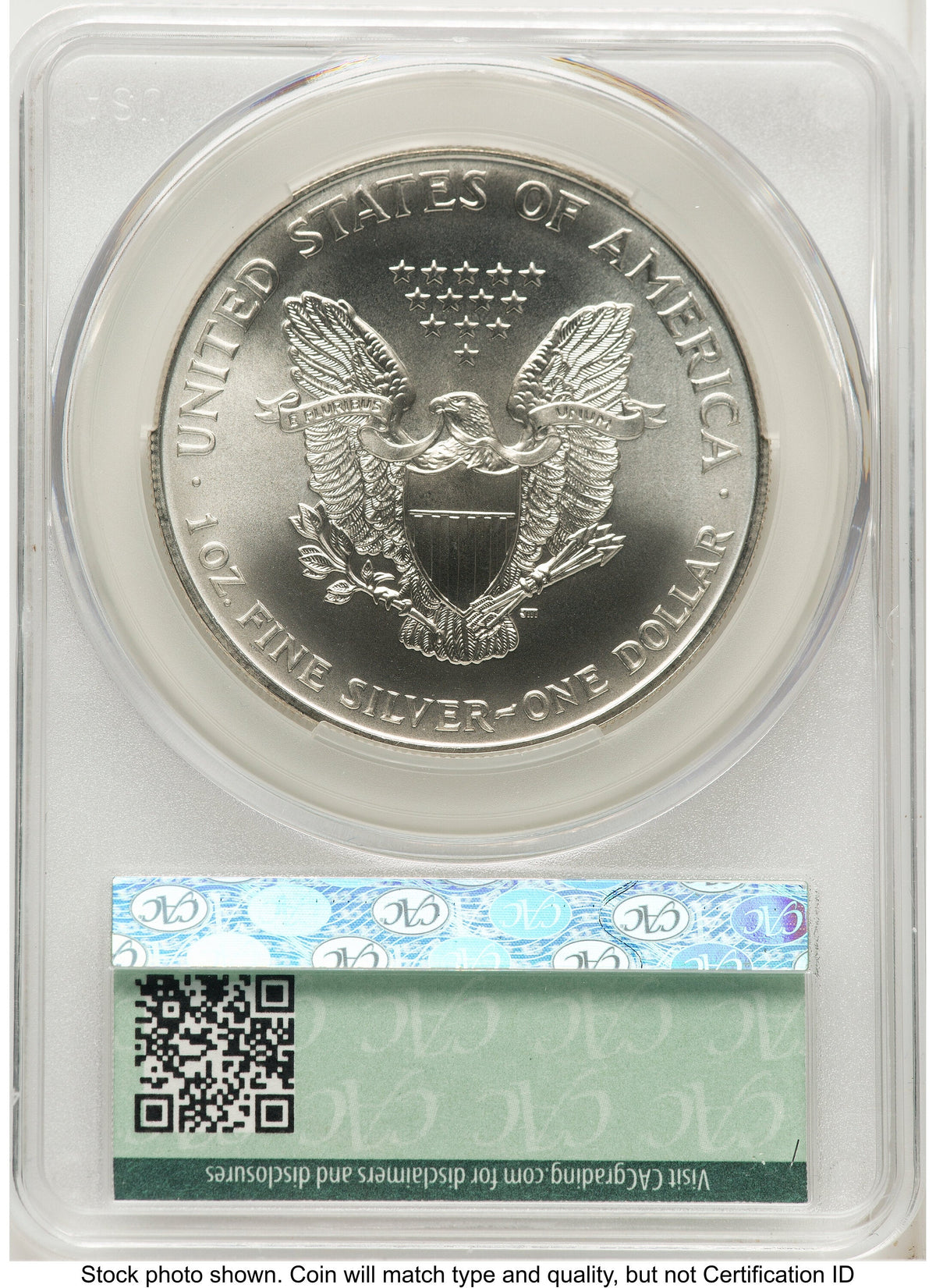 1998 Silver Eagle Ron Drzewucki CACG MS70