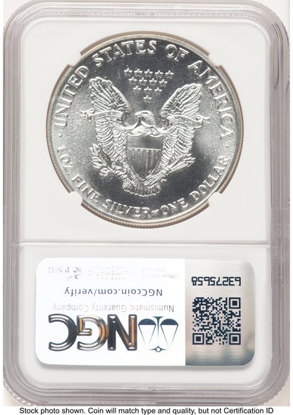 1988 Silver Eagle Mike Castle NGC MS70