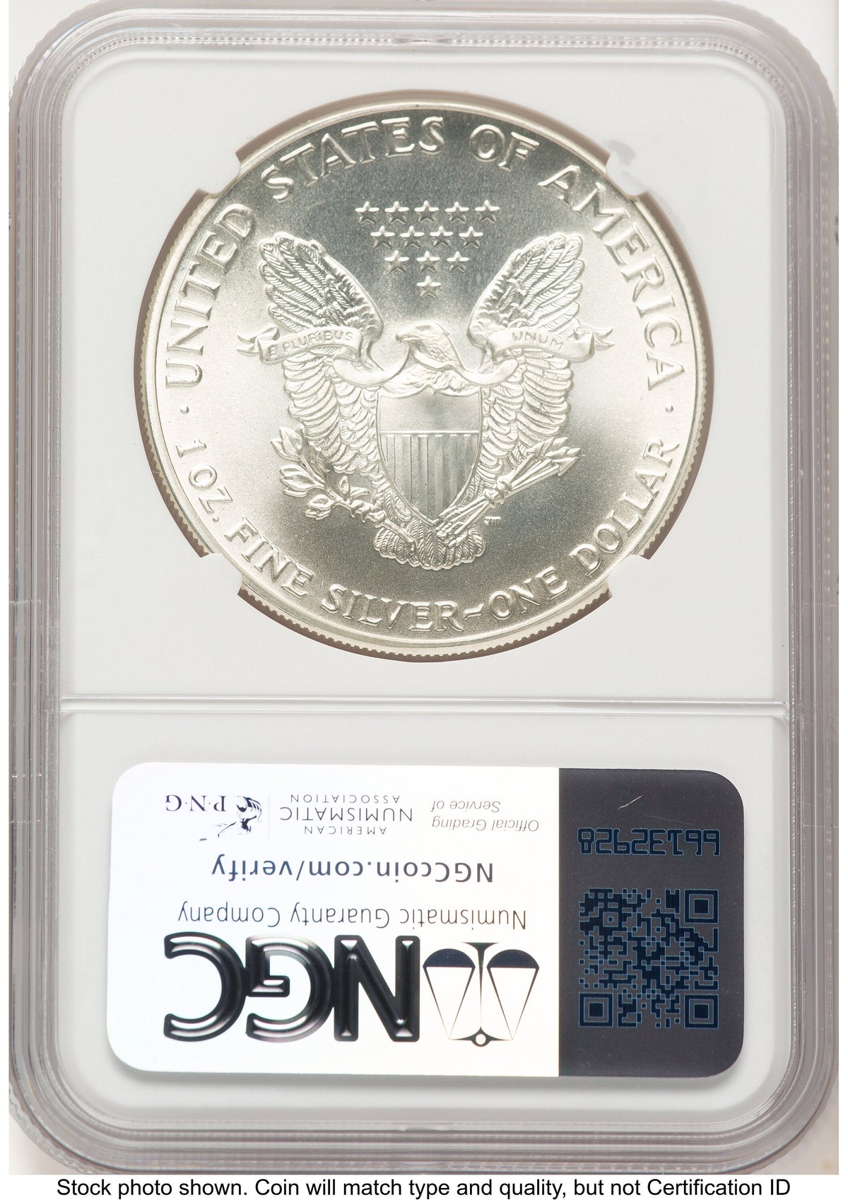 1986-(S) Silver Eagle Early Production Jeff Garrett Red Book From US Mint Sealed Box NGC MS70