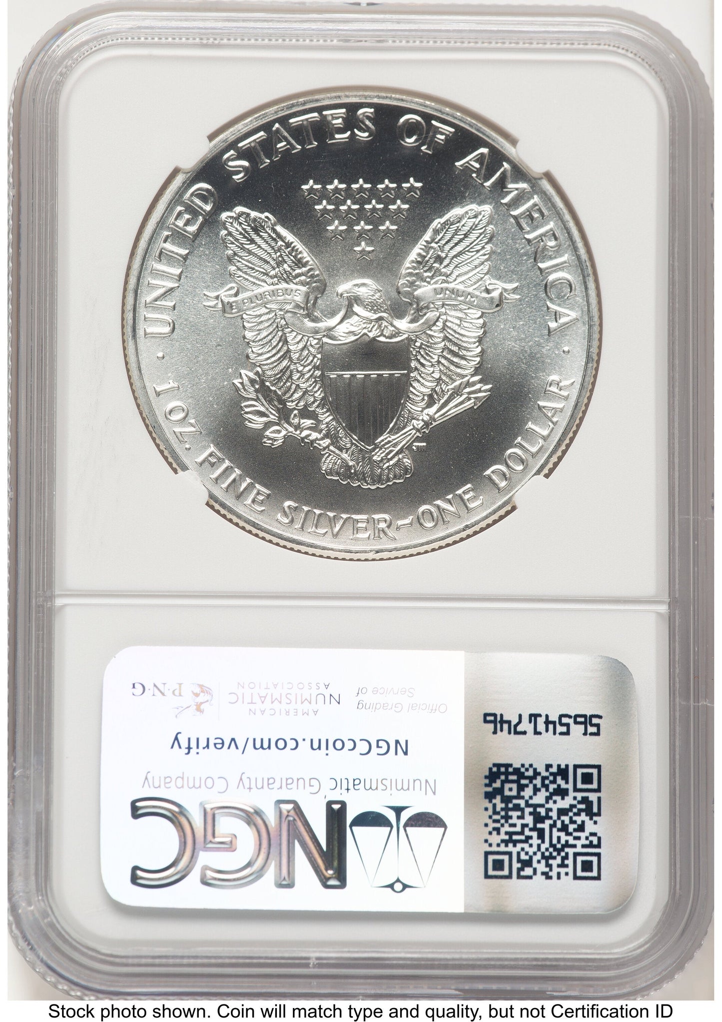 1989 Silver Eagle Mike Castle NGC MS70