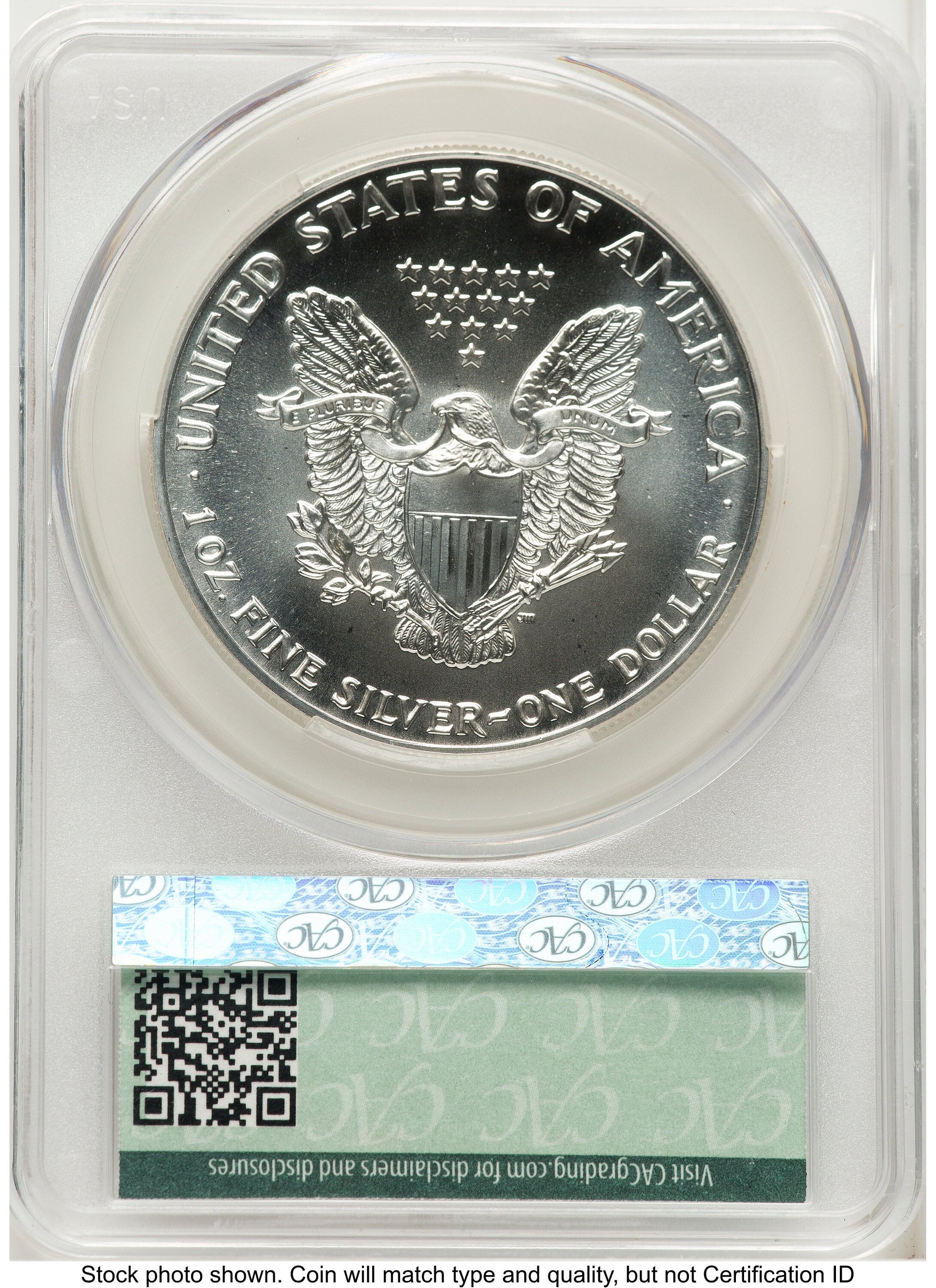 1992 Silver Eagle Ron Drzewucki CACG MS70