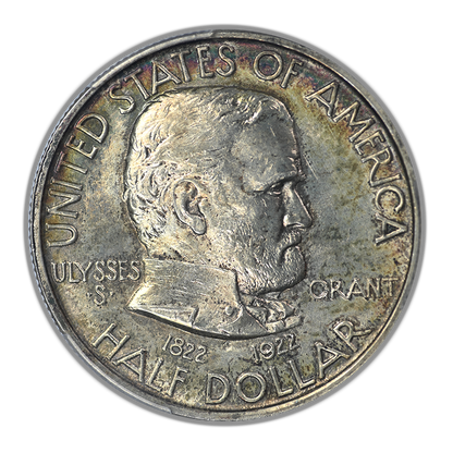 1922 Grant Classic Commemorative Half Dollar 50C PCGS MS66 - TONED!