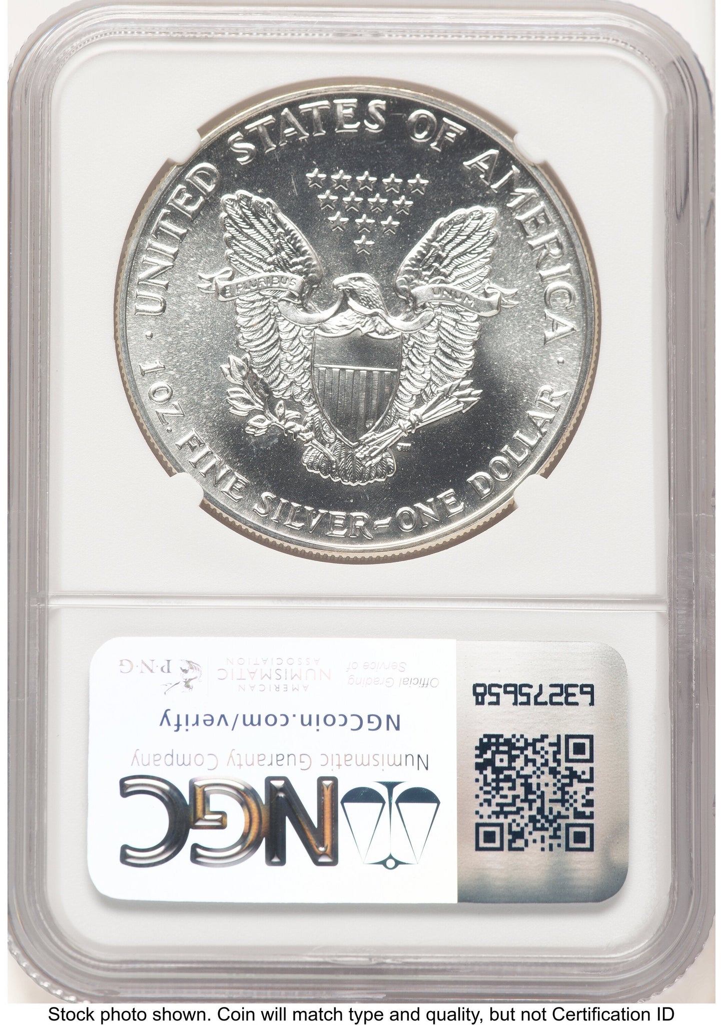 1988 Silver Eagle Mike Castle NGC MS70