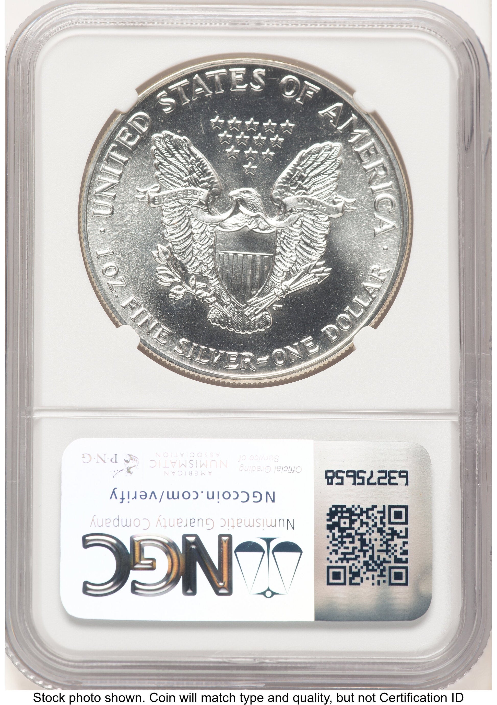 1988 Silver Eagle Mike Castle NGC MS70