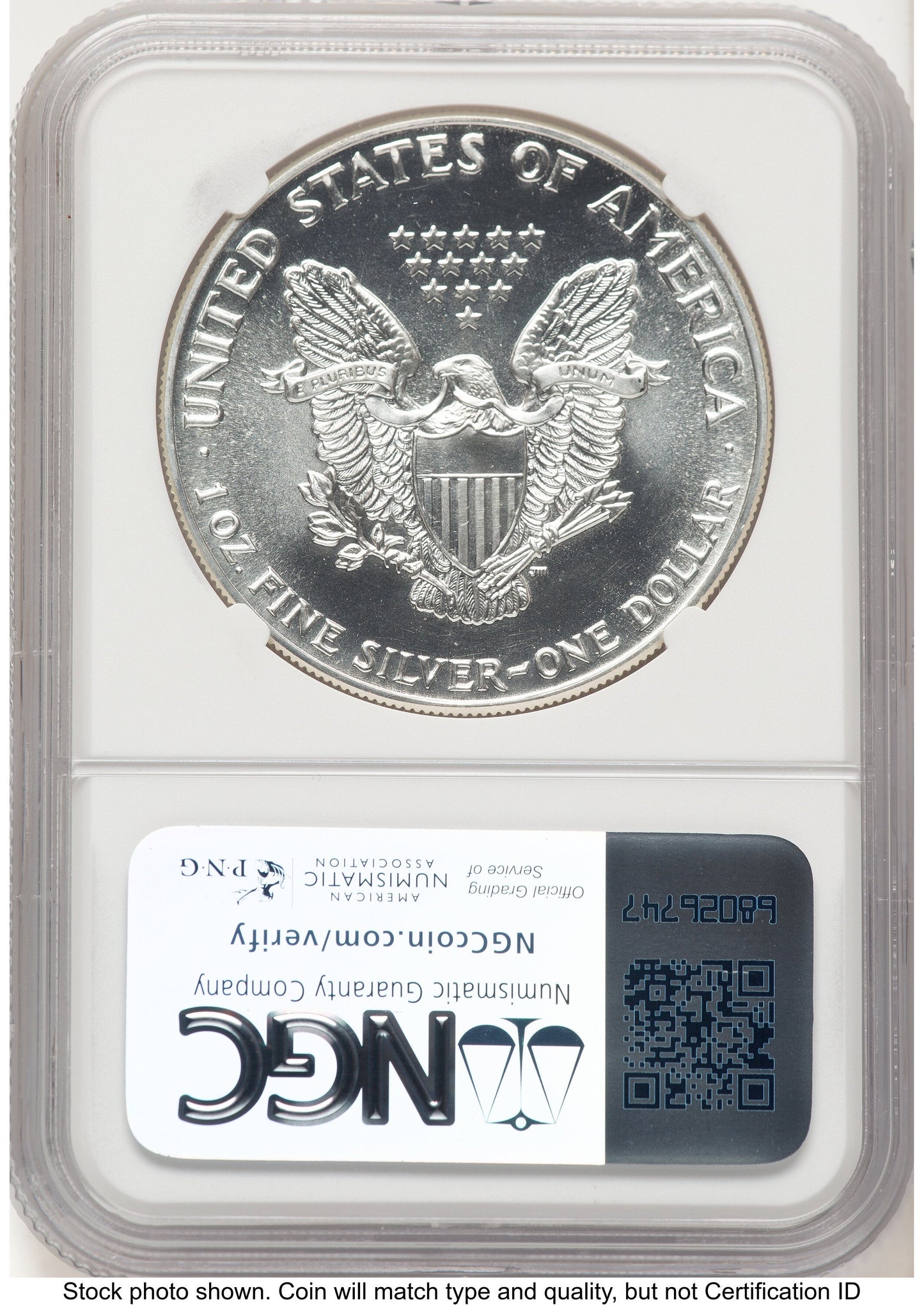 1988 Silver Eagle Early Production Mike Castle From US Mint Sealed Box NGC PF70