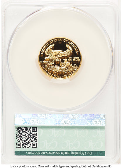 1992-P Proof Gold Eagle 1/4 oz Non Designation CACG PR70