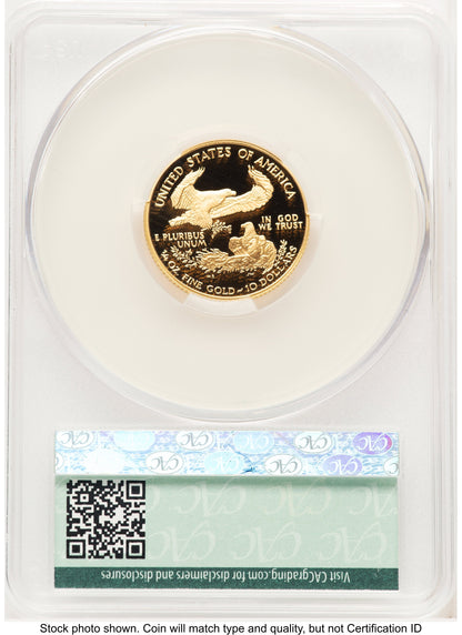 2004-W Proof Gold Eagle 1/4 oz Non Designation CACG PR70