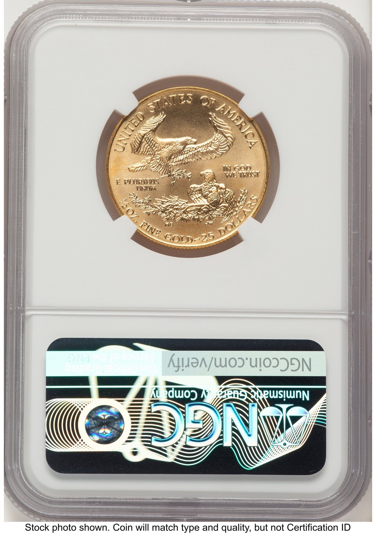 1996 Gold Eagle 1/2 oz John NGC MS70 Mercanti