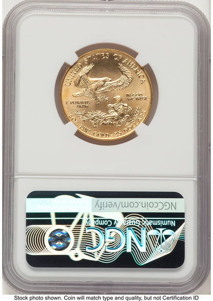 1996 Gold Eagle 1/2 oz John NGC MS70 Mercanti
