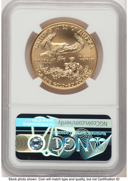 1996 Gold Eagle 1 oz John NGC MS70 Mercanti
