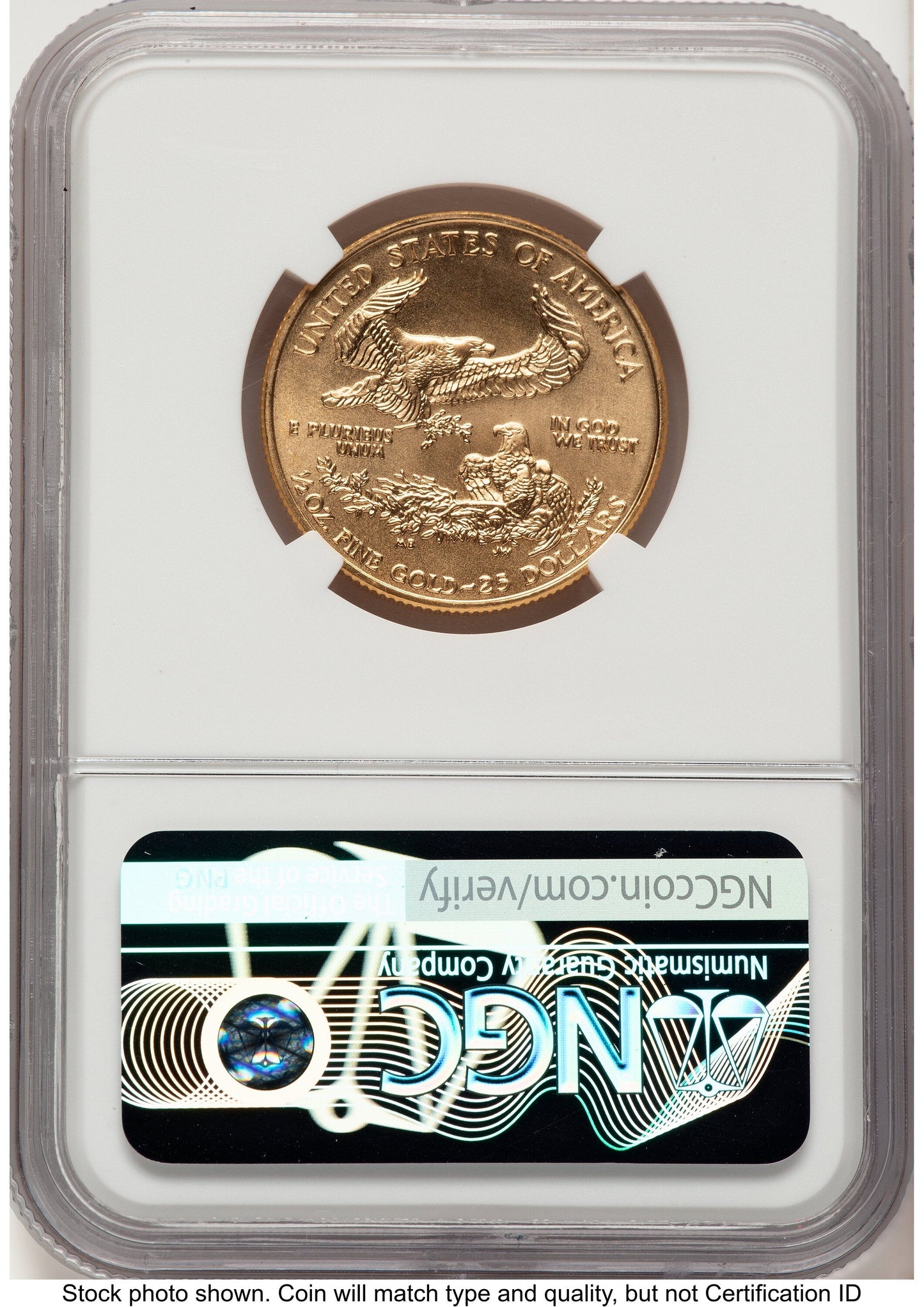 2000 Gold Eagle 1/2 oz John NGC MS70 Mercanti