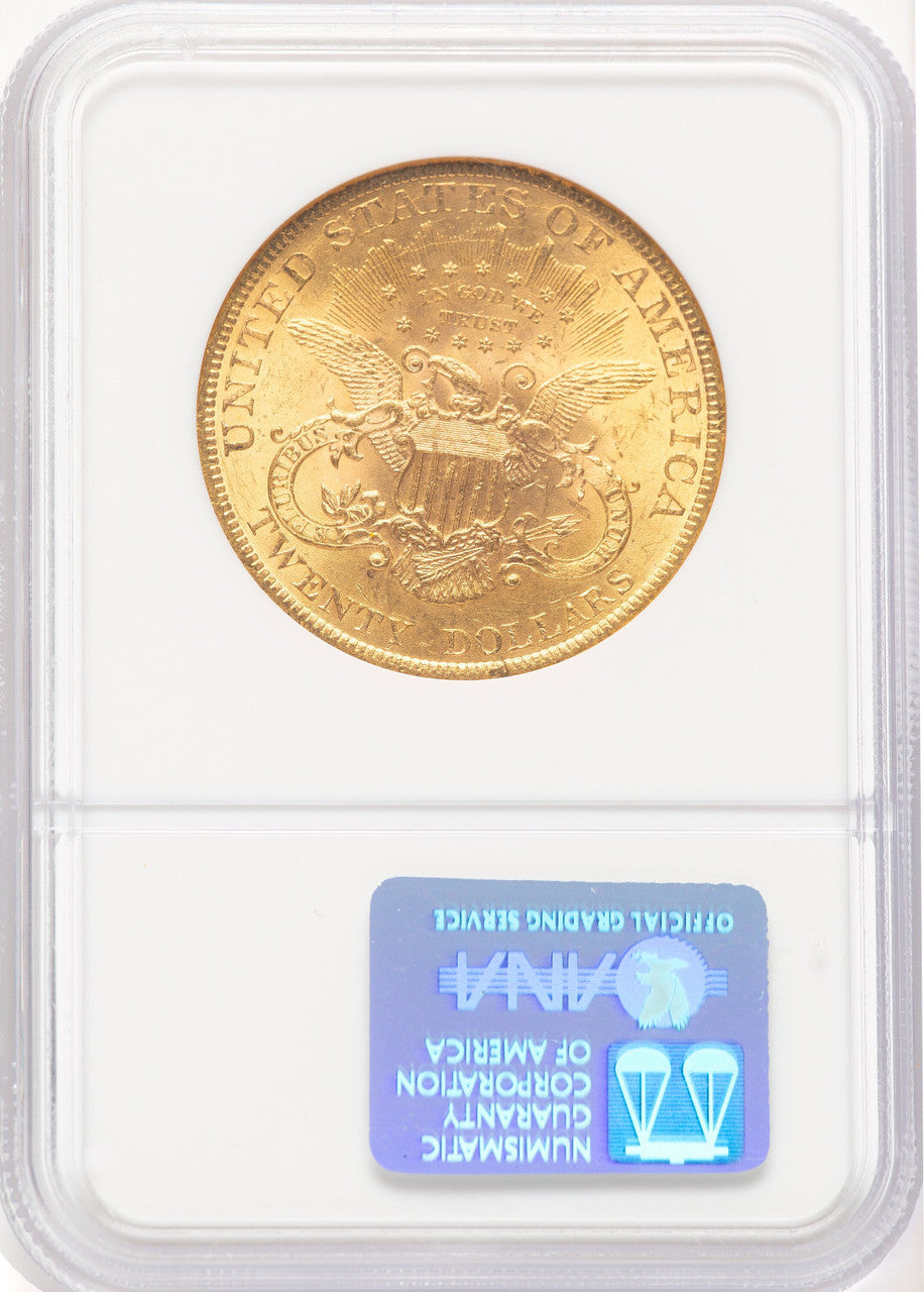 1899 $20 CAC Liberty Double Eagle NGC MS64