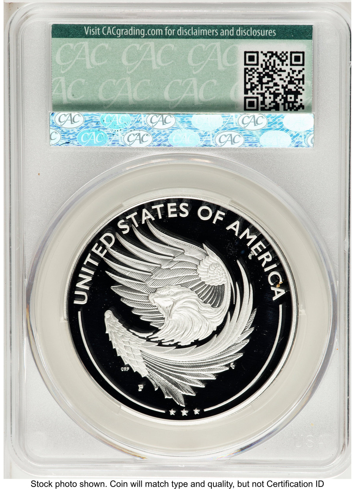 2025-P Silver American Liberty High Relief Medal First Day of Delivery Flag Label Medals and Tokens CACG MS70