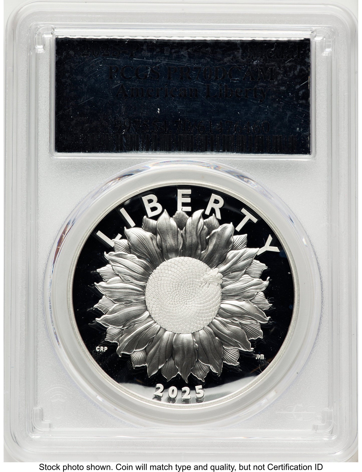 2025-P Silver American Liberty High Relief Medal Silver Foil Medals and Tokens PCGS MS70