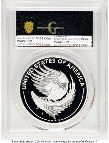 2025-P Silver American Liberty High Relief Medal Silver Foil Medals and Tokens PCGS MS70
