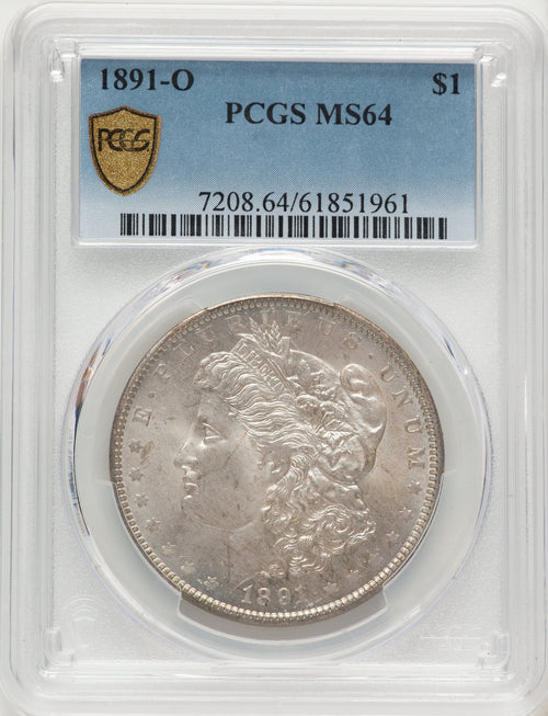 1891-O Morgan Dollar PCGS MS64