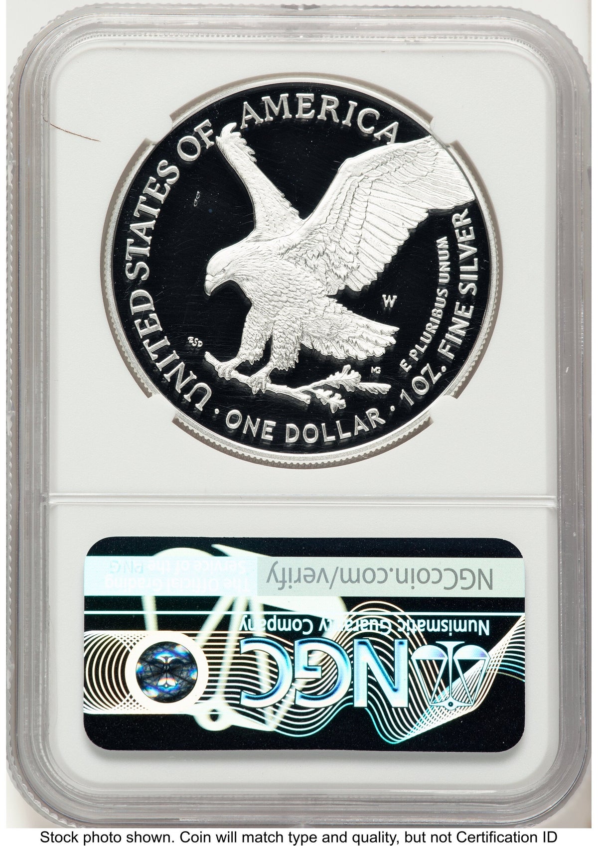 2025-W Proof Silver Eagle Privy Laser Engraved 1 oz FDI 1ST NGC PF70