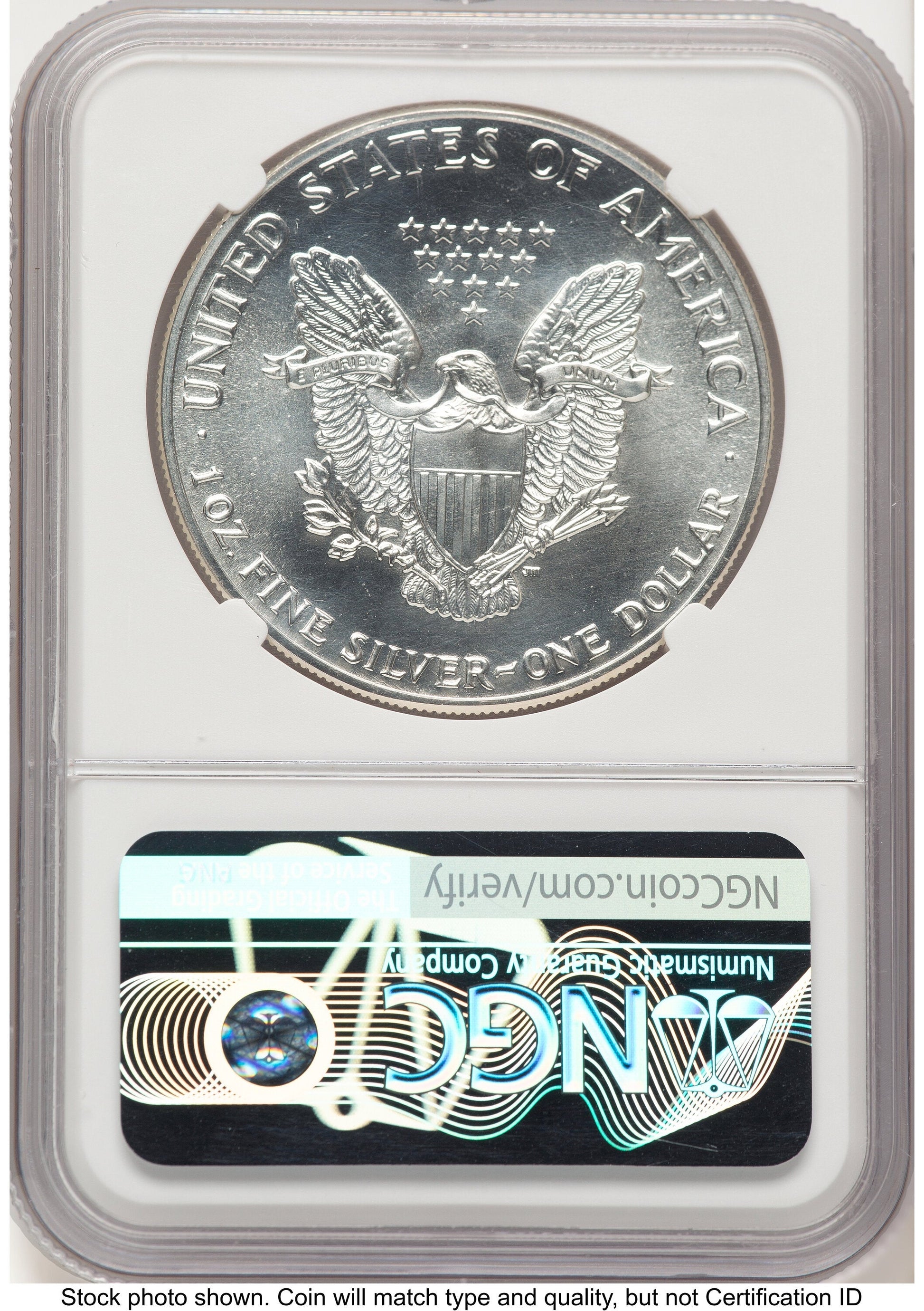1987-(S) Silver Eagle John NGC MS70 Mercanti