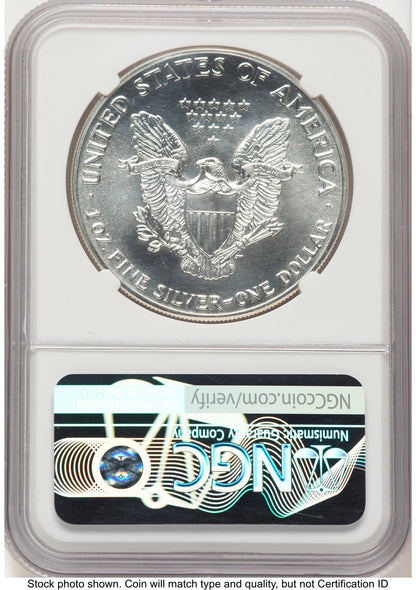 1987-(S) Silver Eagle John NGC MS70 Mercanti