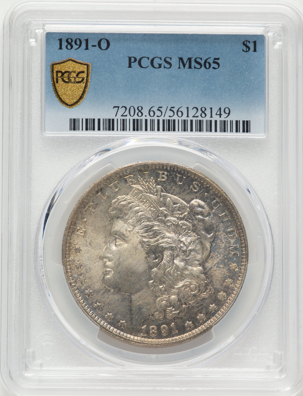 1891-O Morgan Dollar PCGS MS65