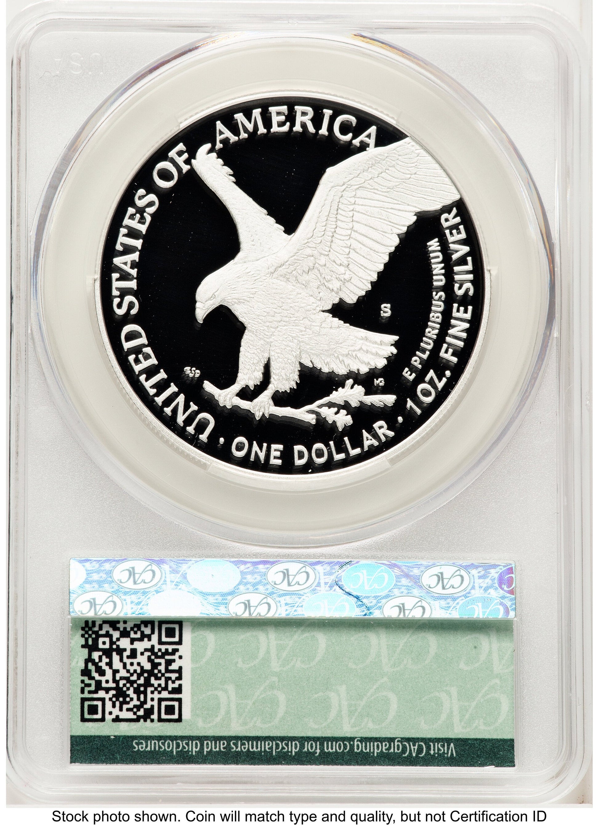 2025-S Proof Silver Eagle Privy U.S. Navy 250th Anniversary 1 oz First Day of Delivery Ron Drzewuki CACG PR70