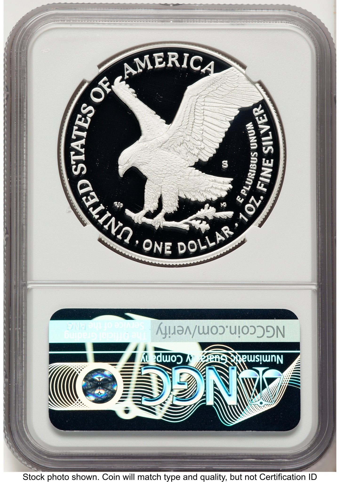 2025-S Proof Silver Eagle Privy U.S. Navy 250th Anniversary 1 oz FDI 1ST NGC PF70
