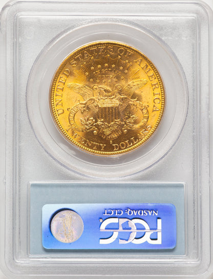 1896-S $20 Liberty Double Eagle PCGS MS63