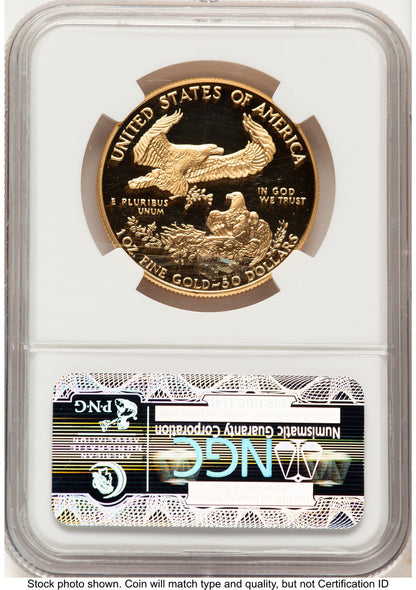 1993-W Proof Gold Eagle 1 oz Brown Label NGC PF70 (522240164)