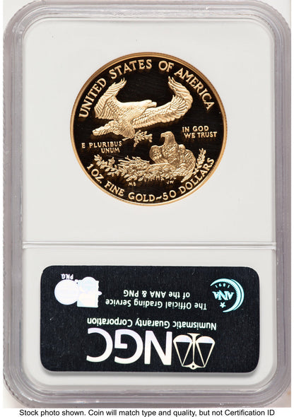 2007-W Proof Gold Eagle 1 oz Brown Label NGC PF70 (522240216)