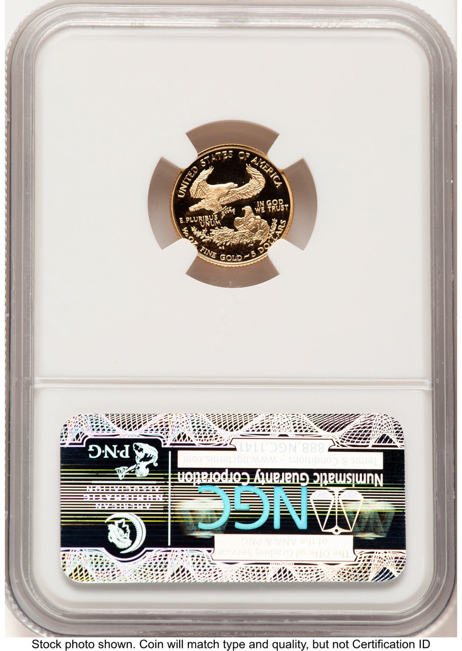 2004-W Proof Gold Eagle 1/10 oz Brown Label NGC PF70 (522240249)