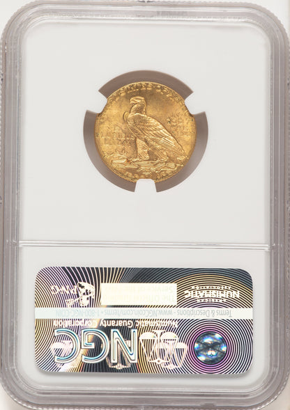 1912 $5 Indian Half Eagle NGC MS65