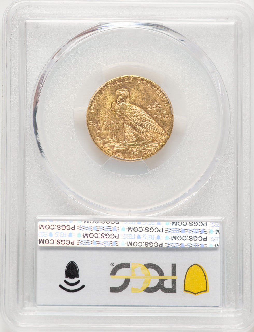 1915-S $5 CAC Indian Half Eagle PCGS MS62