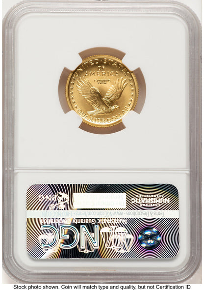 2016-W 25C Standing Liberty 100th Anniversary Gold Centennial 100th Anniversary NGC MS70
