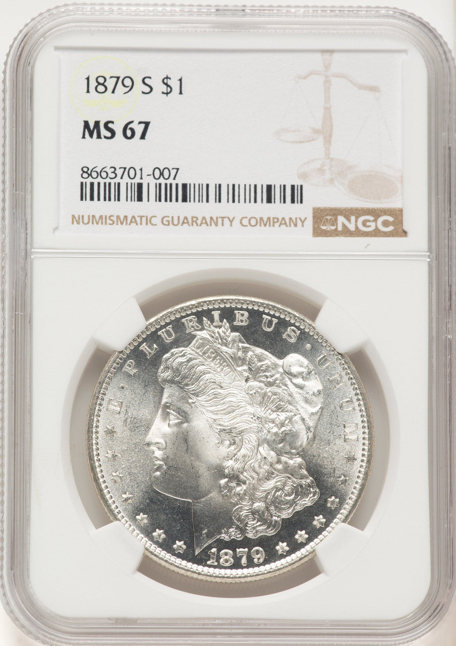 1879-S Morgan Dollar NGC MS67
