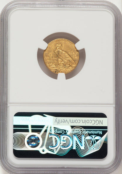 1914 $2.50 Indian Quarter Eagle NGC MS62