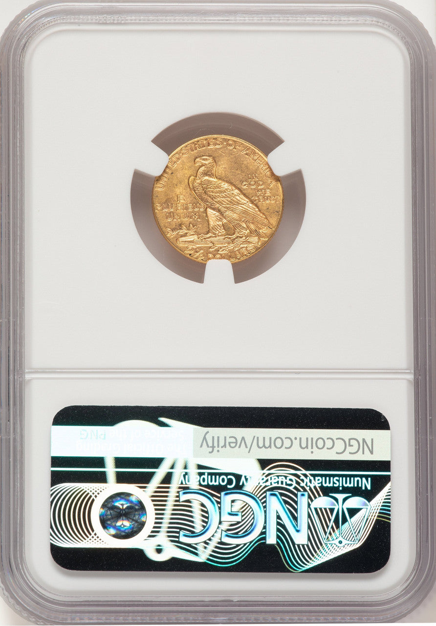 1915 $2.50 Indian Quarter Eagle NGC MS63