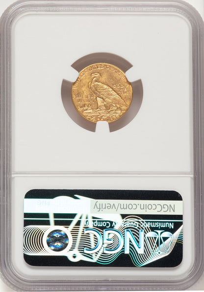 1915 $2.50 Indian Quarter Eagle NGC MS63